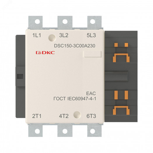 Магнитный контактор DSC150-3C00A230 150А 75кВт    (AC3)  кат 220В AC