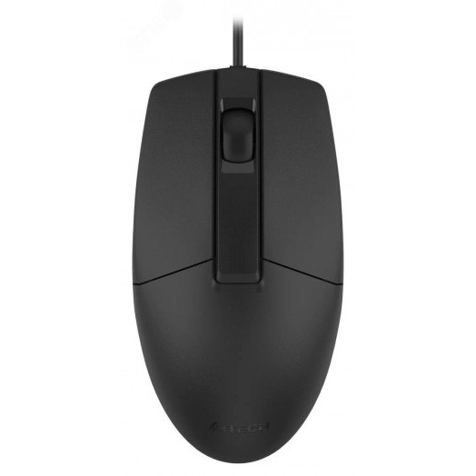 Мышь проводная OP-330, оптическая, USB, 1200dpi, 3 кнопки, черный