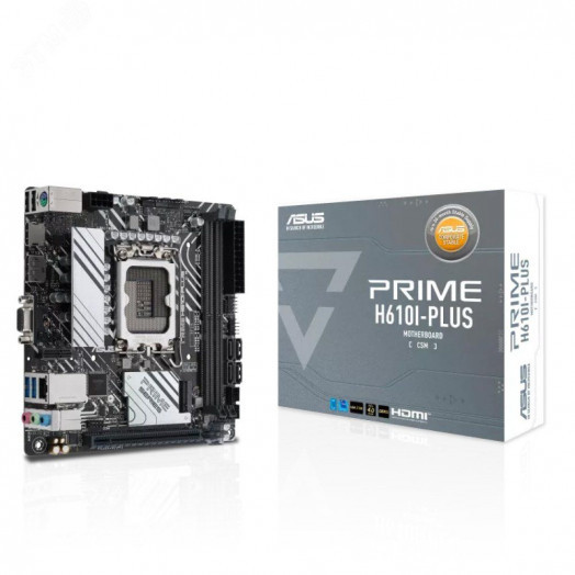 Материнская плата PRIME H610I-PLUS-CSM, LGA1700, Intel H610, Mini-ITX