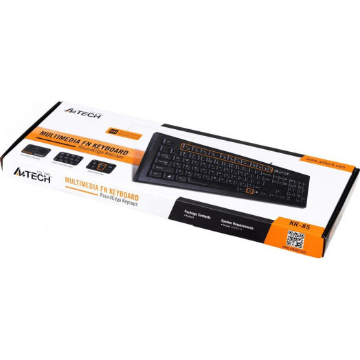 Клавиатура KR-85 USB, черный