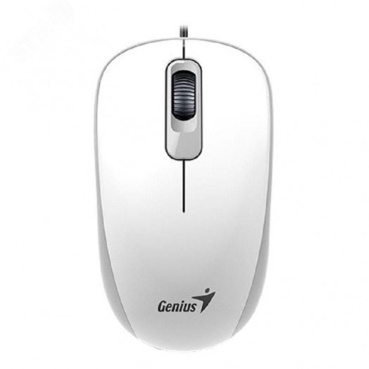 Мышь DX-110 оптическая, USB, белый