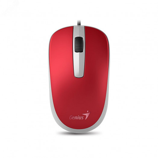 Мышь DX-120 оптическая, USB, красный