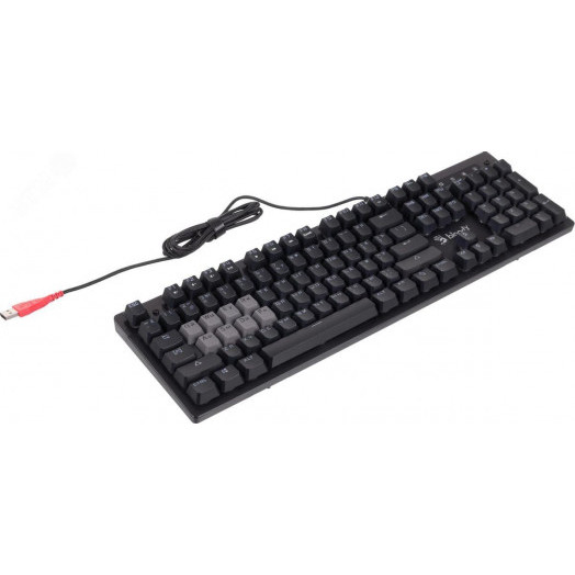 Клавиатура Bloody B500N, USB, for gamer LED, серый