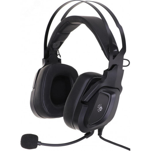 Гарнитура мониторная Bloody G570, кабель 2м, USB, черный/серый