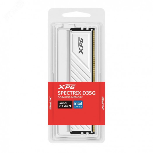 Модуль памяти 16GB XPG SPECTRIX D35G, DIMM DDR4, 3200 МГц, 25600 Мб/с, RGB