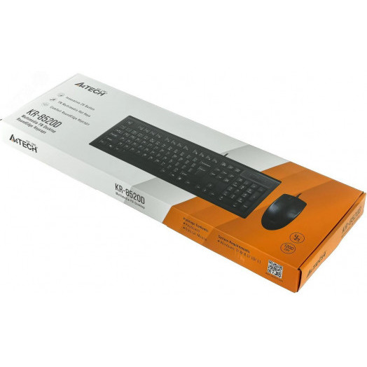 Комплект клавиатура + мышь KR-8520D, USB, черный