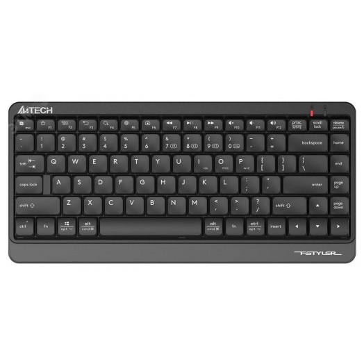 Клавиатура беспроводная Fstyler FBK11, USB, BT/Radio, slim, черный/серый
