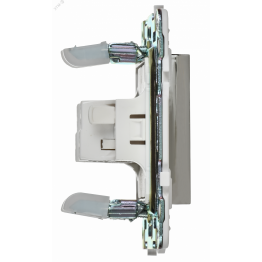 SKANDY Выключатель 1-клавишный с индикацией 10А SK-V07N никель IEK