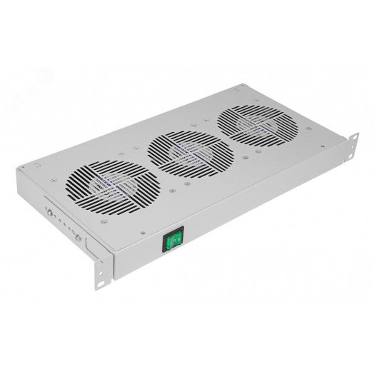 Модуль вентиляторный 3 вентилятора с термодатчиком 35С со шнуром