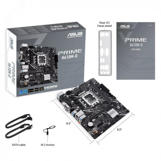 Материнская плата PRIME H610M-D, LGA1700, Intel H610, Micro ATX
