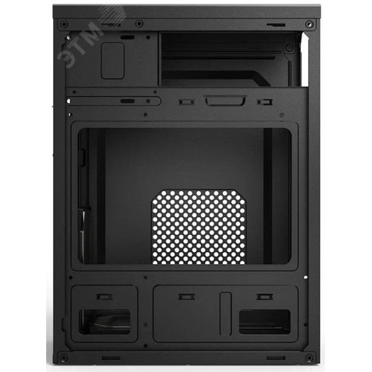 Корпус для ПК mATX Minitower MX10, БП 400Вт/80мм, 2хUSB 2.0, HD Audio+Mic, черный