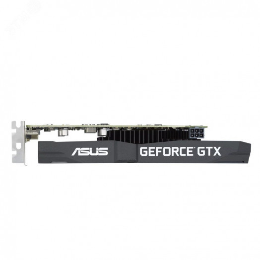 Видеокарта DUAL-GTX1650-O4GD6-P-EVO, NVIDIA GeForce GTX 1650, 4 ГБ GDDR6, PCI-Express 3.0