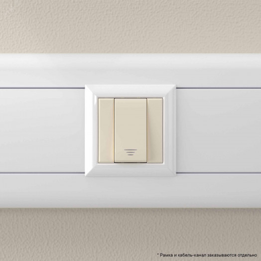 Avanti Кнопка ''Ванильная дымка'', 16A, 1 модульная