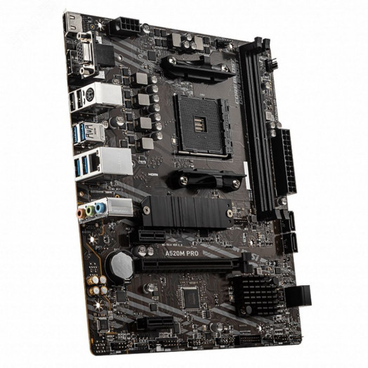 Материнская плата A520M PRO, AMD A520, Micro ATX