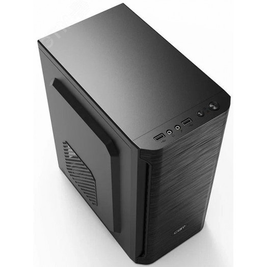 Корпус для ПК mATX Minitower MX10, БП 450Вт/80мм, 2хUSB 2.0, HD Audio+Mic, черный