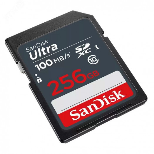 Карта памяти 256GB SD Ultra, SDXC, 100 МБ/с, Class 10