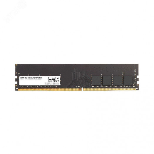 Оперативная память DDR4 DIMM (UDIMM) 16GB, 2666MHz, CL19, 1.2V