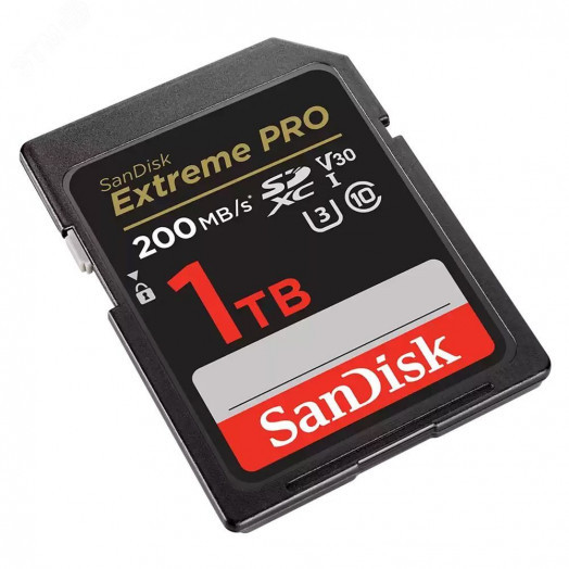 Карта памяти 1TB SD Extreme Pro UHS I, SDXC, 200  МБ /с, Class 10