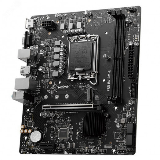 Материнская плата PRO H610M-E, Intel H610, Micro ATX