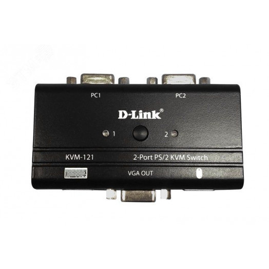 Переключатель KVM 2 порта VGA и PS/2