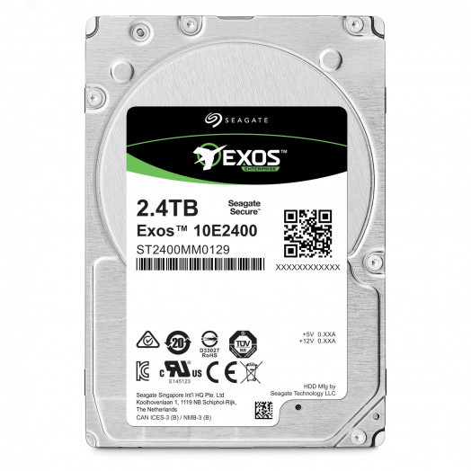 Жесткий диск 2.4TB Exos 2.5'', SAS, 10000 об/мин, 256 МБ