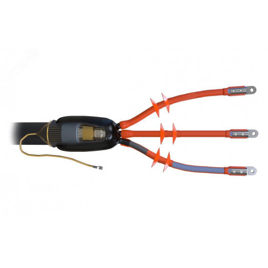 Муфта концевая 3 ПКНТпб-10 (70-120) с наконечниками