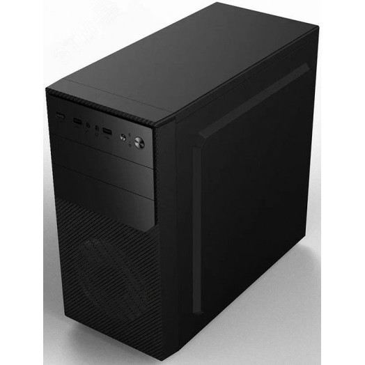 Корпус для ПК mATX Minitower RD850, БП 450Вт/120мм, 1хUSB 3.0, 2хUSB 2.0, HD Audio+Mic, 1.2 м., черный