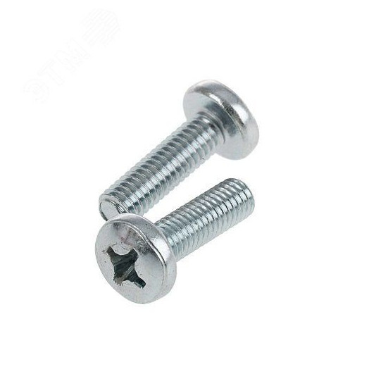 Винт DIN 7985 М6х20 4.8 ZN (1000шт) с полукруглой головой крестообразный шлиц