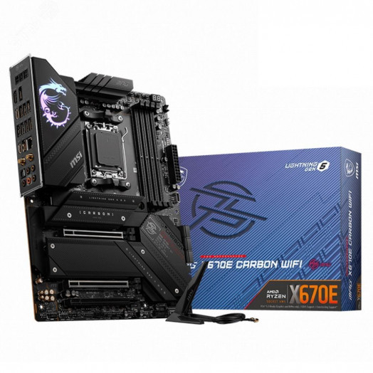 Материнская плата MPG X670E CARBON, AMD X670, ATX