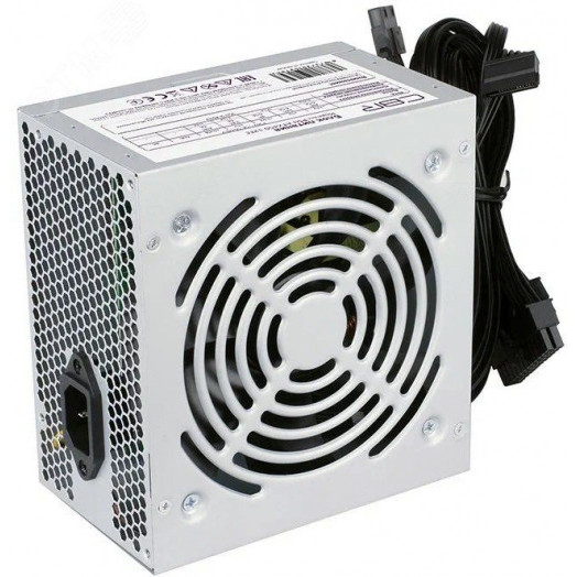 Блок питания для ПК ATX 450 Вт, 12 см. fan, 20+4pin/1х4pin/1хIDE/2хSATA, 1.2 м.