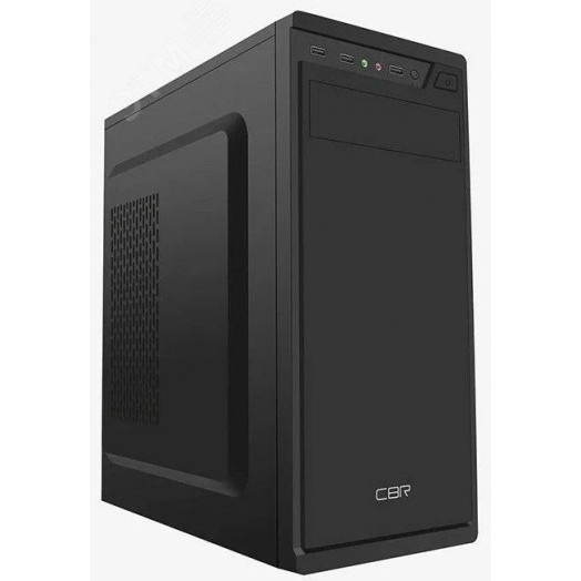 Корпус для ПК ATX Miditower J02, БП 450Вт/80мм, 2хUSB 2.0, HD Audio+Mic, 1.2 м., черный