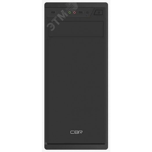 Корпус для ПК ATX Miditower J02, БП 450Вт/80мм, 2хUSB 2.0, HD Audio+Mic, 1.2 м., черный