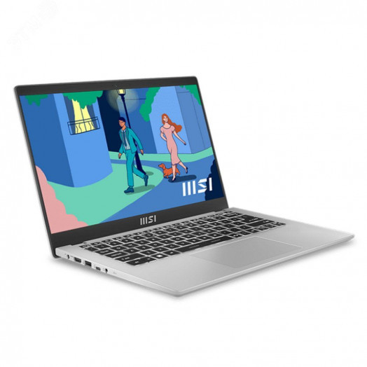 Ноутбук Modern 14 C12M, Core i5-1235U/8/SSD512Gb/14''/IPS/FHD/Win11/silver