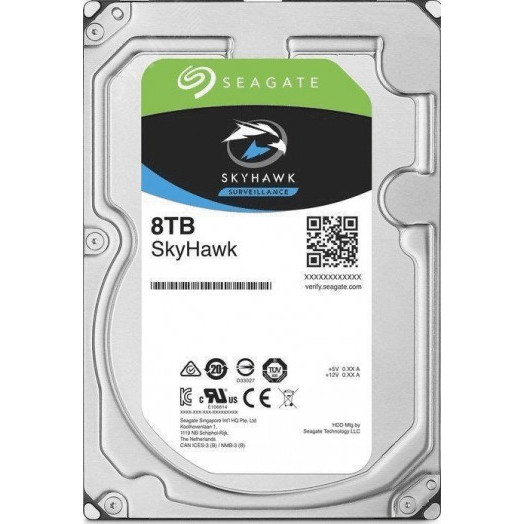 Жесткий диск 8TB SkyHawk 3.5'', SATAIII, 7200 об/мин, 256 МБ