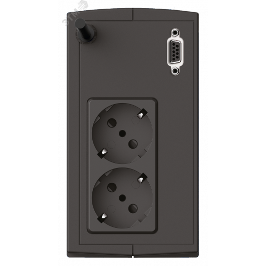 Источник бесперебойного питания Сайбер Электро СТАРТ ПЛЮС-850ВА-ЕВРО line-interactive  850ВА/425Вт. RS-232(2 EURO) (12В /5Ач.)