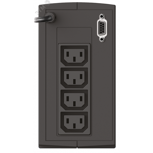 Источник бесперебойного питания Сайбер Электро СТАРТ ПЛЮС-850ВА line-interactive  850ВА/425Вт. RS-232(4 IEC С13) (12В /5Ач.)