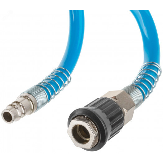 Шланг-удлинитель полиуретановый износостойкий с быстросъемными коннекторами, диаметр 8х12 мм,  5 м