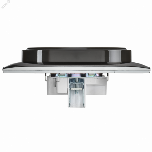 SKANDY Розетка 2-местная с заземлением с защитными шторками 16А в сборе SK-R07N никель IEK
