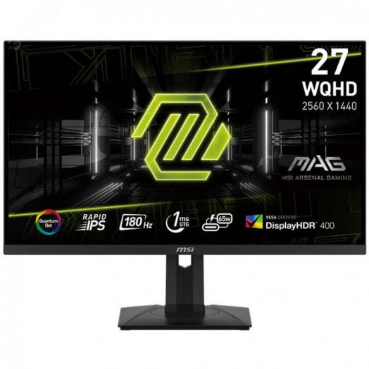 Монитор для компьютера 27'' MAG 274QRF QD E2,IPS,2560x1440,HDMI,HDMI,DP,Type C,USB Hub,1ms,400cd