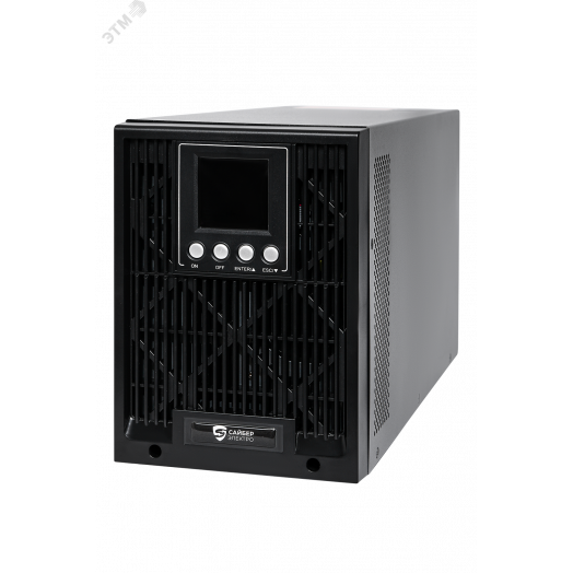 Источник бесперебойного питания Online, Tower 2000ВА/1600Вт, USB/RS-232/SNMPslo, 2 EURO + 2 IEC С13, (12В /7Ач. х 4)