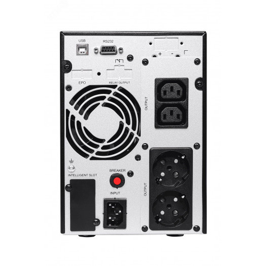 Источник бесперебойного питания Online, Tower 2000ВА/1600Вт, USB/RS-232/SNMPslo, 2 EURO + 2 IEC С13, (12В /7Ач. х 4)