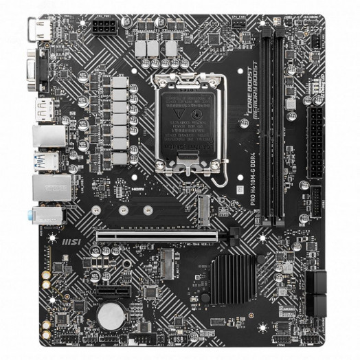 Материнская плата PRO H610M-G DDR4, Intel H610, Micro ATX