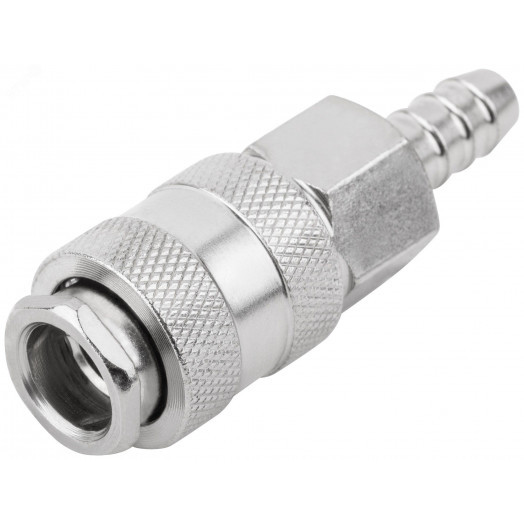 Адаптер быстросъемный с запорным клапаном с ''елочкой'' 10 мм