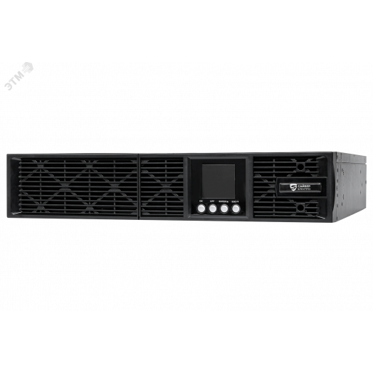 Источник бесперебойного питания Online, Rack/Tower2000 ВА/1800 Вт, USB/RS-232/SNMP                  Slot/EPO/RJ-11/RJ-45 (8 IEC С13) (12В /9Ач. х 4), 2U