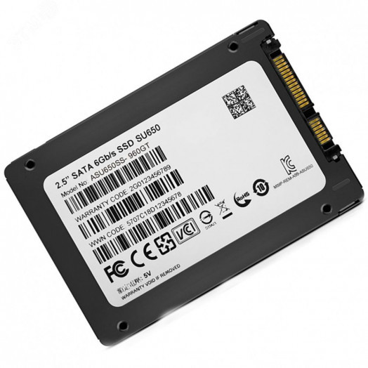 Накопитель SSD 2.5'' 512GB SU650, SATA III, 3D TLC NAND, 520/450 Мб/с