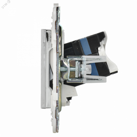 SKANDY Розетка компьютерная двойная RJ45 кат.6 SK-K04N никель IEK