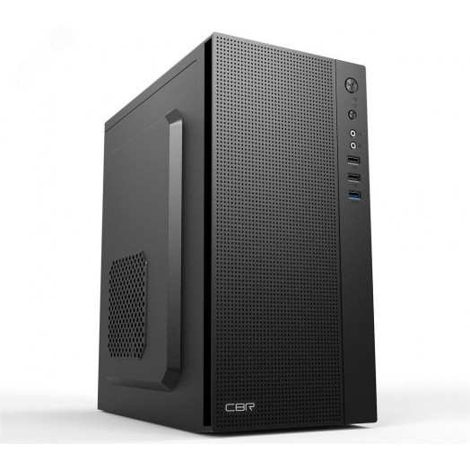 Корпус для ПК mATX Minitower MX12, без БП, 1хUSB 3.0, 2хUSB 2.0, HD Audio+Mic,черный