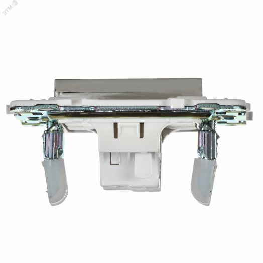 SKANDY Выключатель 1-клавишный кнопочный 10А SK-V14N никель IEK