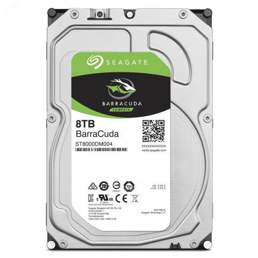 Жесткий диск 8TB Barracuda 3.5'', SATAIII, 5400 об/мин, 256 МБ