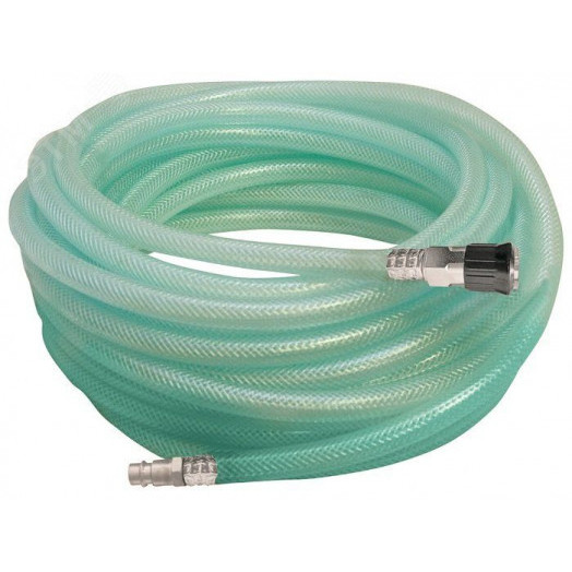 Шланг-удлинитель, армированный ПВХ с быстросъемными коннекторами, диаметр 10х15 мм, 10 м